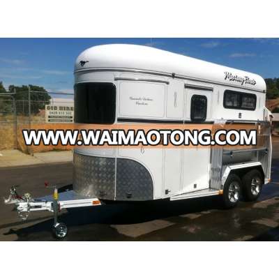 High quality deluxe horse trailer made in china